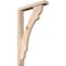 Ekena Millwork Olympic Block Smooth Bracket w/ Offset Brace, Douglas Fir, 3 1/2"W x 18"D x 30"H BKT0402X18X30OLY05SDF - alternate 1